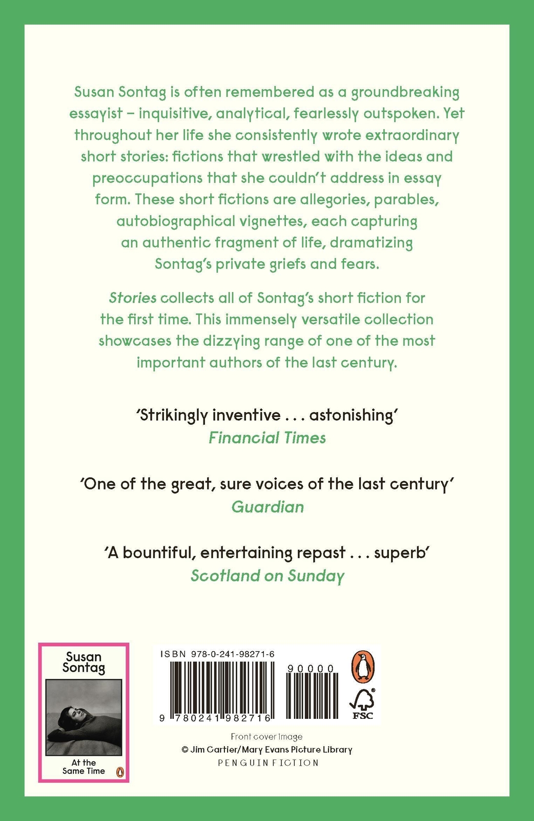 Thumbnail - Stories | Collected Stories | Susan Sontag | Taschenbuch | B-format