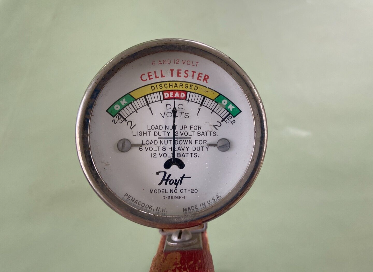 Vtg Antique Early 1900s Hoyt Battery Cell Voltage Ammeter SteamPunk ...