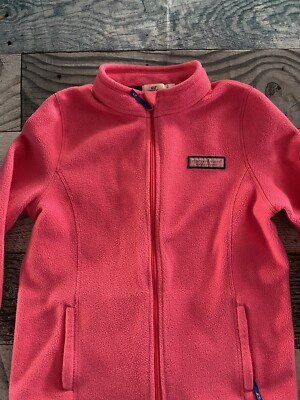 Girls Vineyard Vines Fleece Full-Zip Jacket Size L(14) | eBay