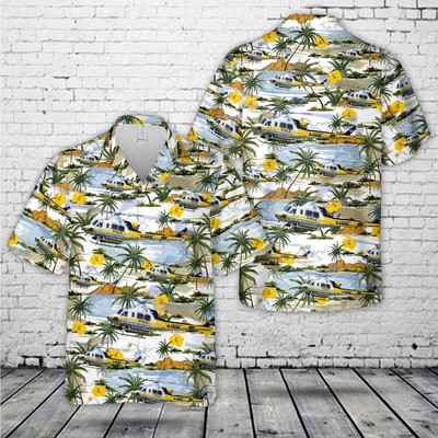 LA County Fire Bell 412 Hawaiian Shirt