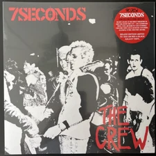 7SECONDS THE CREW RED & BLACK VINYL LP DELUXE LIMITED EDITION NEW SEALED MINT
