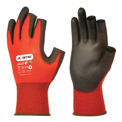 Skytec Digit 1 leichte robuste Arbeitsschutzhandschuhe mit offenen Fingern