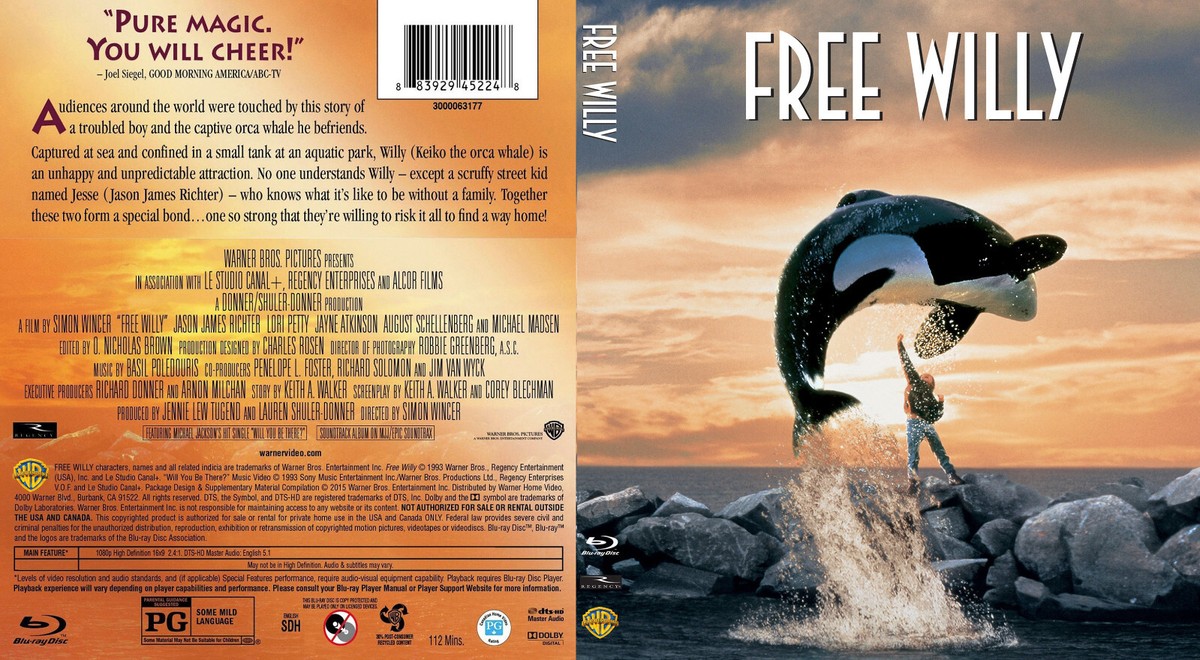 Free Willy (Blu-ray Disc, 2015) for sale online | eBay