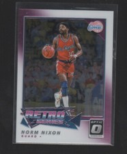 NORM NIXON 2017-18 PANINI DONRUSS OPTIC RETRO SERIES CARD #8  