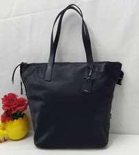 Tumi Devoe Hope Tote  Black Nylon Double Handle Zipper Large Travel Bag