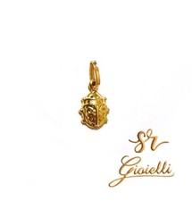 Ciondolo Coccinella ORO GIALLO Portafortuna in ORO 18kt 750% List. 255€