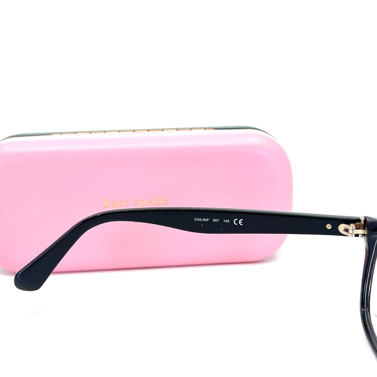 Kate Spade CAILIN/F 807 Eyeglasses Black Spotted Square Kate Spade CAILIN/F 807 Eyeglasses Black Spotted Square