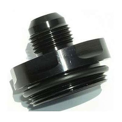 Meziere WN0042S ''WN'' Style Fitting 20 AN O-Ring Male to 10 AN Male Black Finish