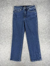 Judy Blue Jeans Womens 11/30 Blue High Rise Straight Stretch Denim JB88576 DK