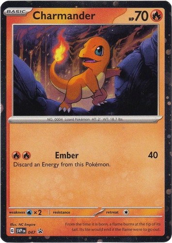 Pokémon TCG Charmander 047 Black Star Promo Holo Promo