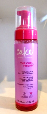 Cake Beauty Gel-to-Foam Styler, The Curl Friend   Volumizing & High Hold 6.8oz