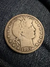 1907 O Barber Half Dollar G Details
