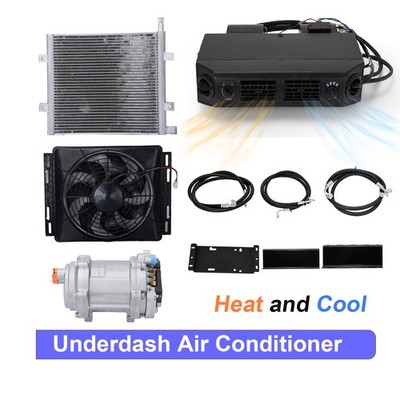 12V Cool&Heat Electric Air Conditioner Universal Underdash DC Auto Car A/C Kit