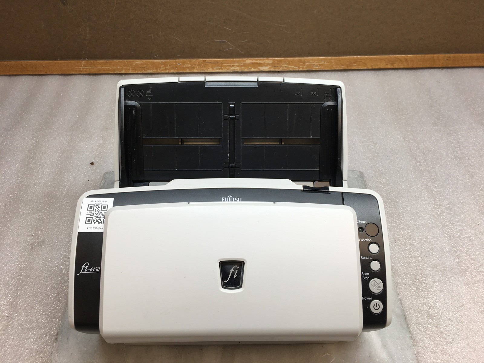 Fujitsu fi-6130 Duplex Document Image Scanner No AC Adapter or USB