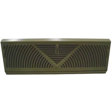 Baseboard Register 4.5 X 15, Brown, Steel, 4Mjv7