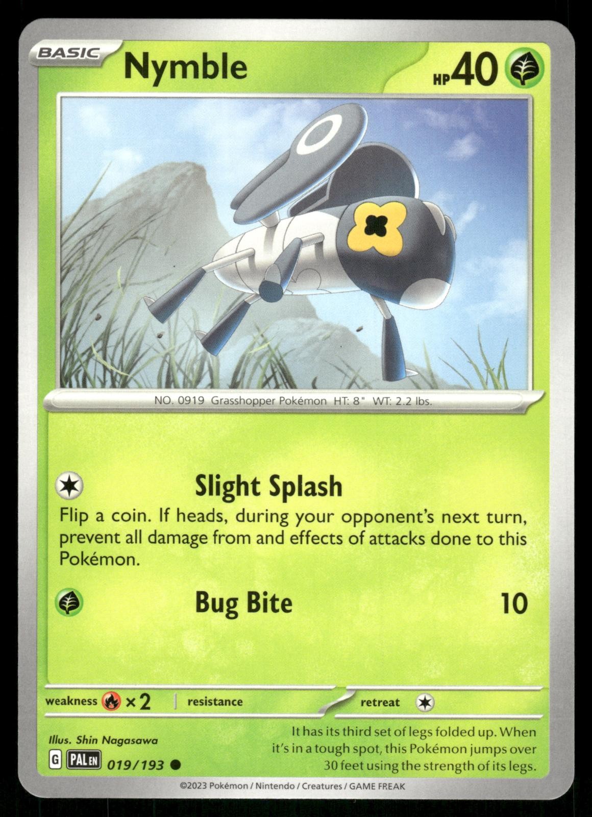 Nymble 019/193 - Paldea Evolved - Common NM