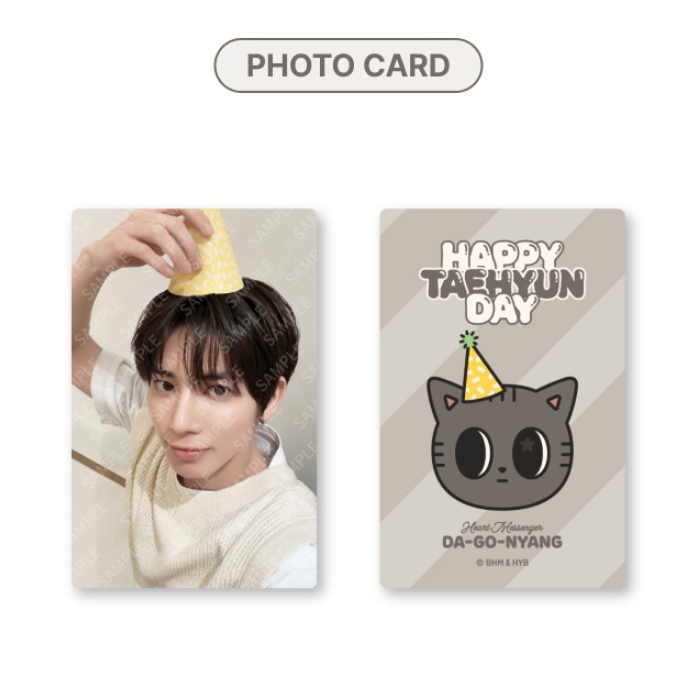 TXT TAEHYUN DA-GO-NYANG Plush Set Official K-POP Authentic Goods