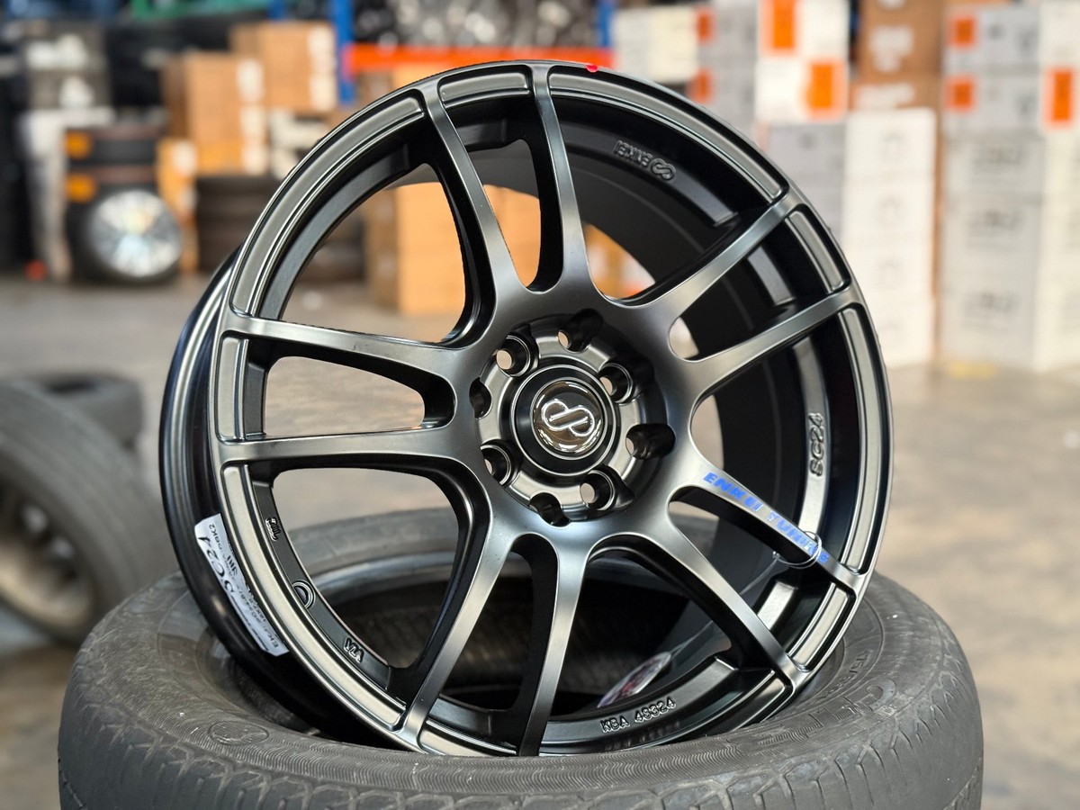 New 16x7 ET40 ENKEI TUNING SC24 4x100 4x114.3 Honda Toyota Yaris New 16x7 ET40 ENKEI TUNING SC24 4x100 4x114.3 Honda Toyota Yaris