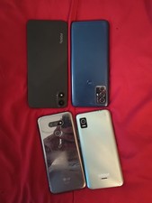 Four Broken Cell Phones Four Parts LG Motorola Cricket And Air Talk