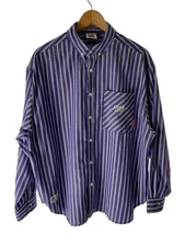 VISION STREET WEAR Long Sleeve Shirt, Medium, Cotton, Pup Stripe