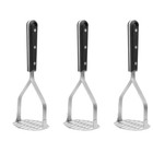 3 Pcs Potato Masher for Smooth Food Handheld Presser Sainless Steel Ricer
