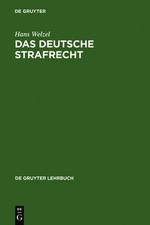 Hans Welzel Das Deutsche Strafrecht (Hardback...