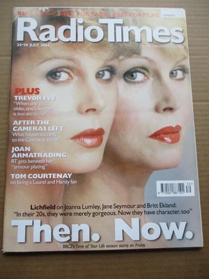 Radio Times magazine 24 - 30 July 2004 Joanna Lumley Cover - Image 1 of 3