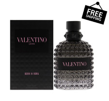Uomo Born In Roma by Valentino 100ml 3.4 fl oz EDT Cologne Spray New In Box