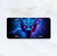 Dragon License Plate Epic Dragon Design Personalized Unique Gift
