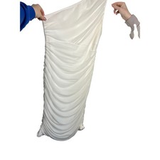 Womens Size XL White NNT One Shoulder Party Dress 