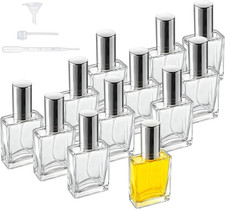 12 Flaconi Spray Ricaricabili in Vetro Con Imbuti, Dispenser per Profumi, Profum