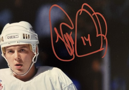 Theoren Theo FLEURY Signed 8x10 Photo! CALGARY FLAMES! Team CANADA! W/COA - Picture 2 of 2