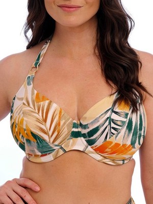 Fantasie Maya Bay Bikini Oberteil Bügel Neckholder Plunge Bikinis gefüttert Bademode