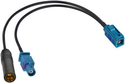 Car Antenna Splitter - FM AM Radio Antenna Adapter Cable - Fakra Z Female Male t