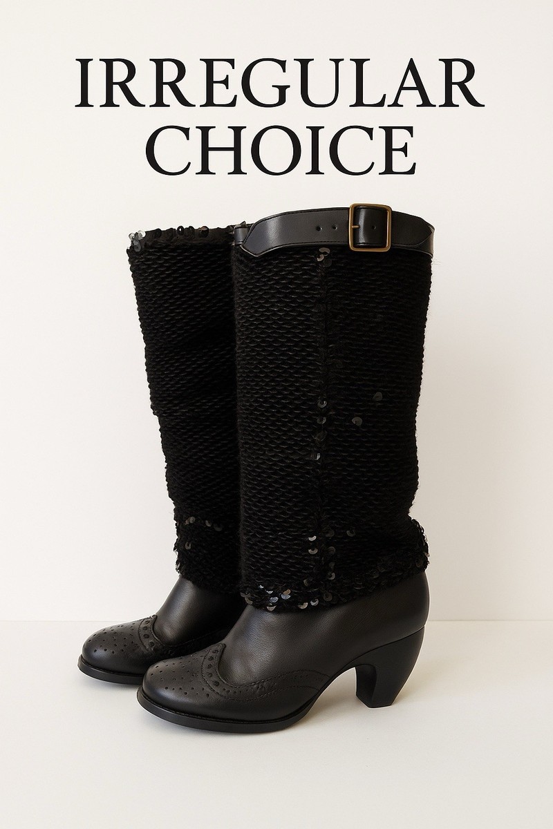 Irregular Choice Knee High Boots Irregular Choice Cold Heart Boots