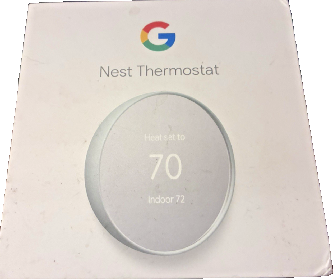 Google Nest G4CVZ Wi-Fi Thermostat Fog Gray