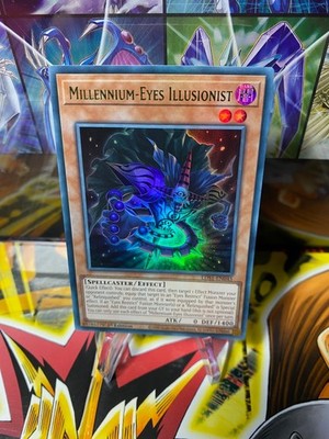 Yu-Gi-Oh! Millenium-Eyes Illusionist LDS1-EN045 Green Ultra Rare 1st Edition NM