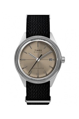 Timex Marlin Jet Automatic 38mm Fabric Strap Watch TW2Y06300