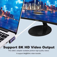 2 Pack USB C Male to Female Adapter, 90 Degree Right Angle Type C Extender Su...