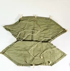 Vintage 1964 Hasbro GI Joe #7513 Bivouac Tent Set Green Pup Tent Japan Tag