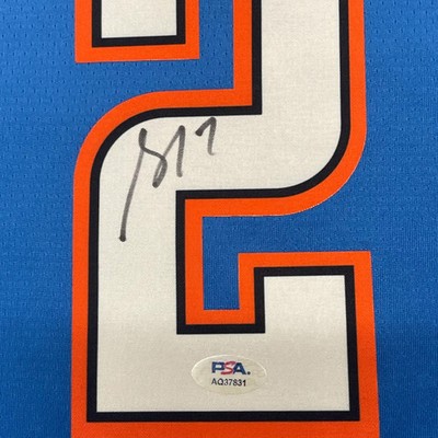 Shai Gilgeous-Alexander Signed Oklahoma City Thunder Jersey PSA