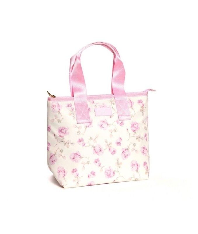 NEW LoveShackFancy x Target Ribbon Rosa Lunch Tote Bag Sterling Dusk NWT
