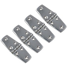 Polished Door Hinge Stainless Steel 102mm x 38mm 316 Marine Cabin Hatch