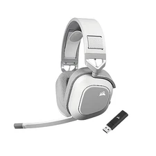 CORSAIR HS80 MAX WIRELESS MULTIPLATFORM GAMING HEADSET BLUETOOTH - WHITE