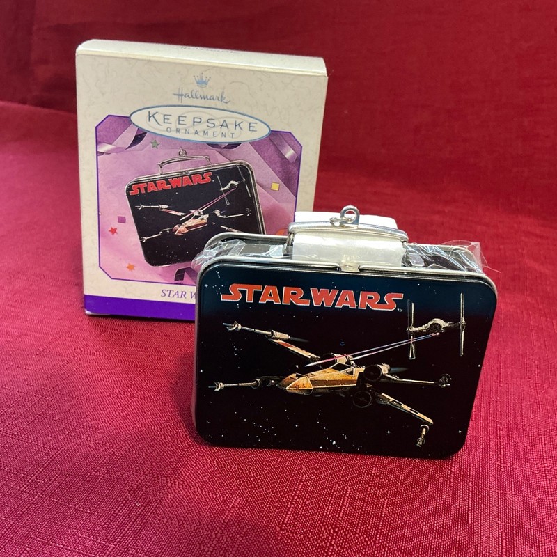 Hallmark Star Wars  Lunch Box 1998 Keepsake Ornament New In Box