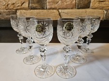 BOHEMIA 6 Stück Bleikristall Likör Eierlikör Gläser TOP