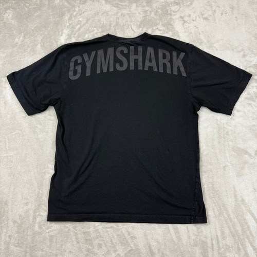 Gymshark T Shirt Uomo Grande Nera Allenamento Palestra Activewear Atletica Manica Corta - Foto 4 di 6