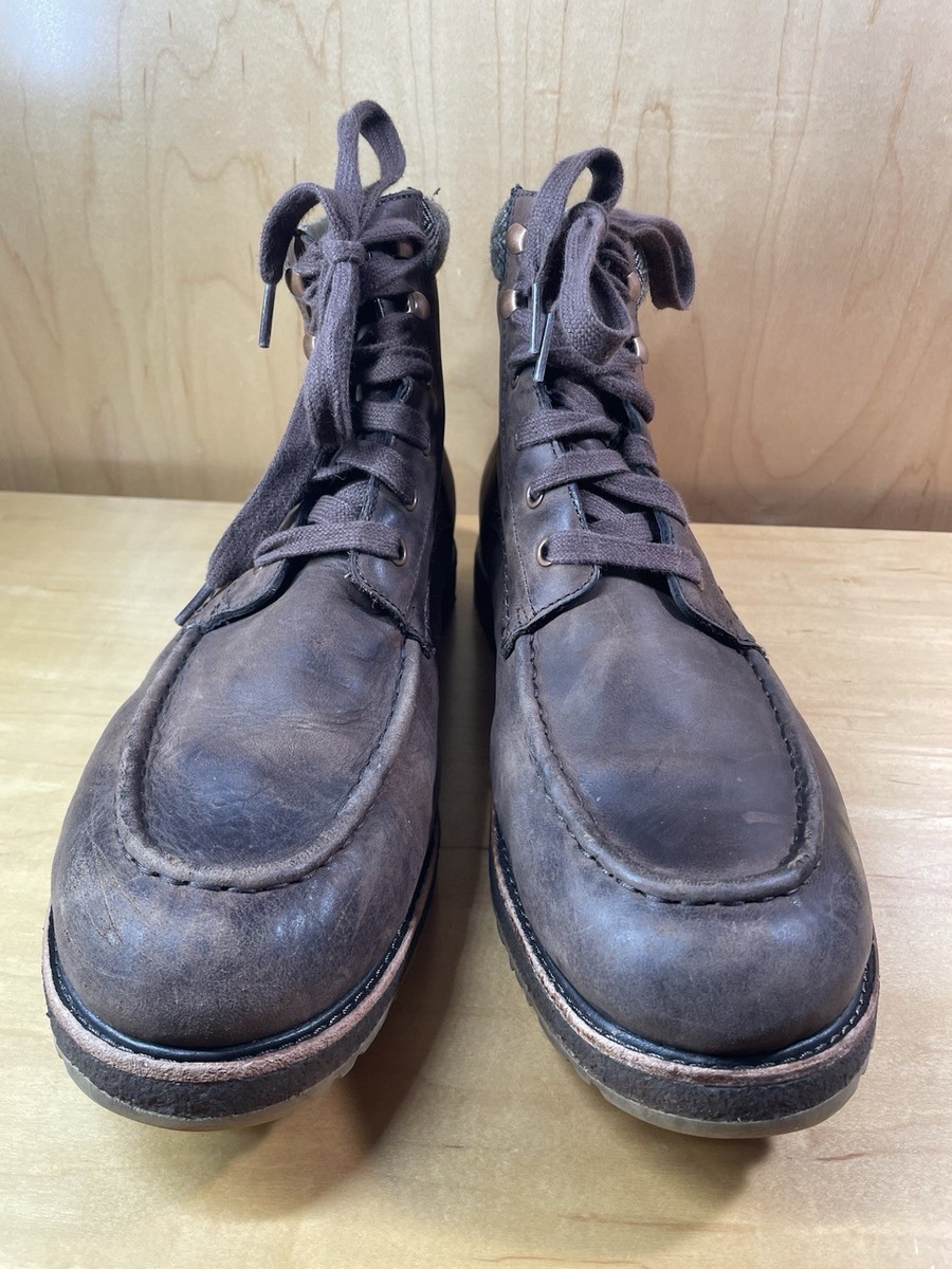 UGG Merrick Brown Leather Lace Up Boots 1005278 Mens Size 11