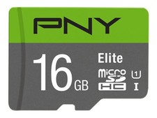 PNY Elite microSDHC 16GB 16GB MicroSDHC Class 10 UHS-I P-SDU16GU185GW-GE