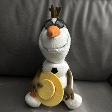 Disney Store FROZEN Animated OLAF Plush Snowman Doll Talk not working 12"